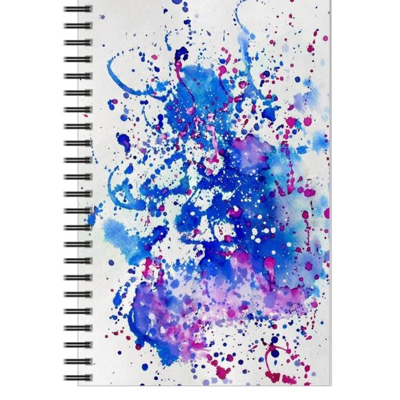 Aquarian Bohemian Art Other - NWT Artisan Spiral Notebook - Obstructed Thoughts